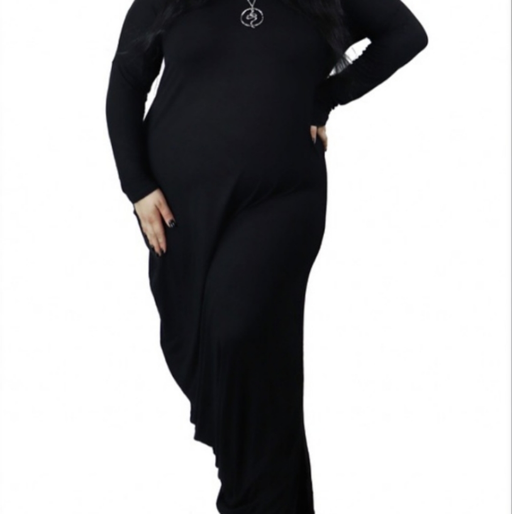 Foxblood Oracle Off the Shoulder Maxi dress
